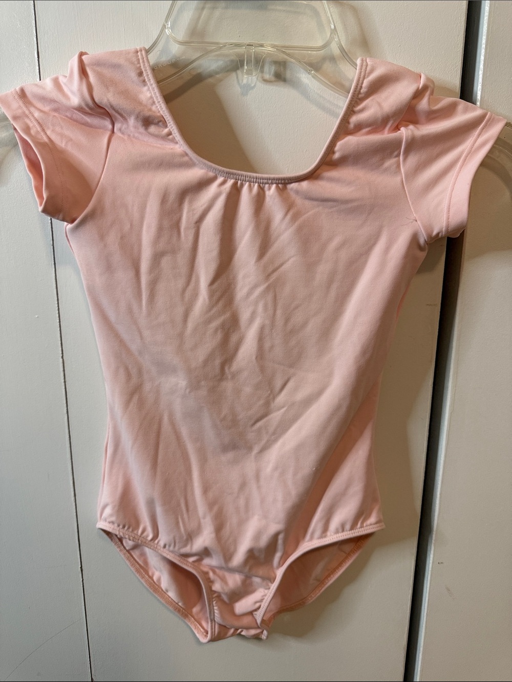 Bloch Light Pink Short-Sleeve Kids One-Piece